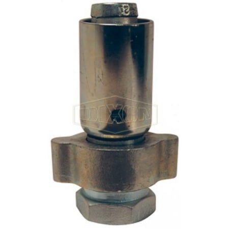 Dixon Boss Holedall Hydraulic Fitting, Adapter, 3/4 in, Iron/Steel, Domestic GF26P1